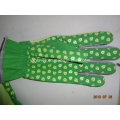 Garten Handschuh-PVC gepunktet Handschuh-Arbeitshandschuh-Arbeitshandschuh-Leder Handschuh